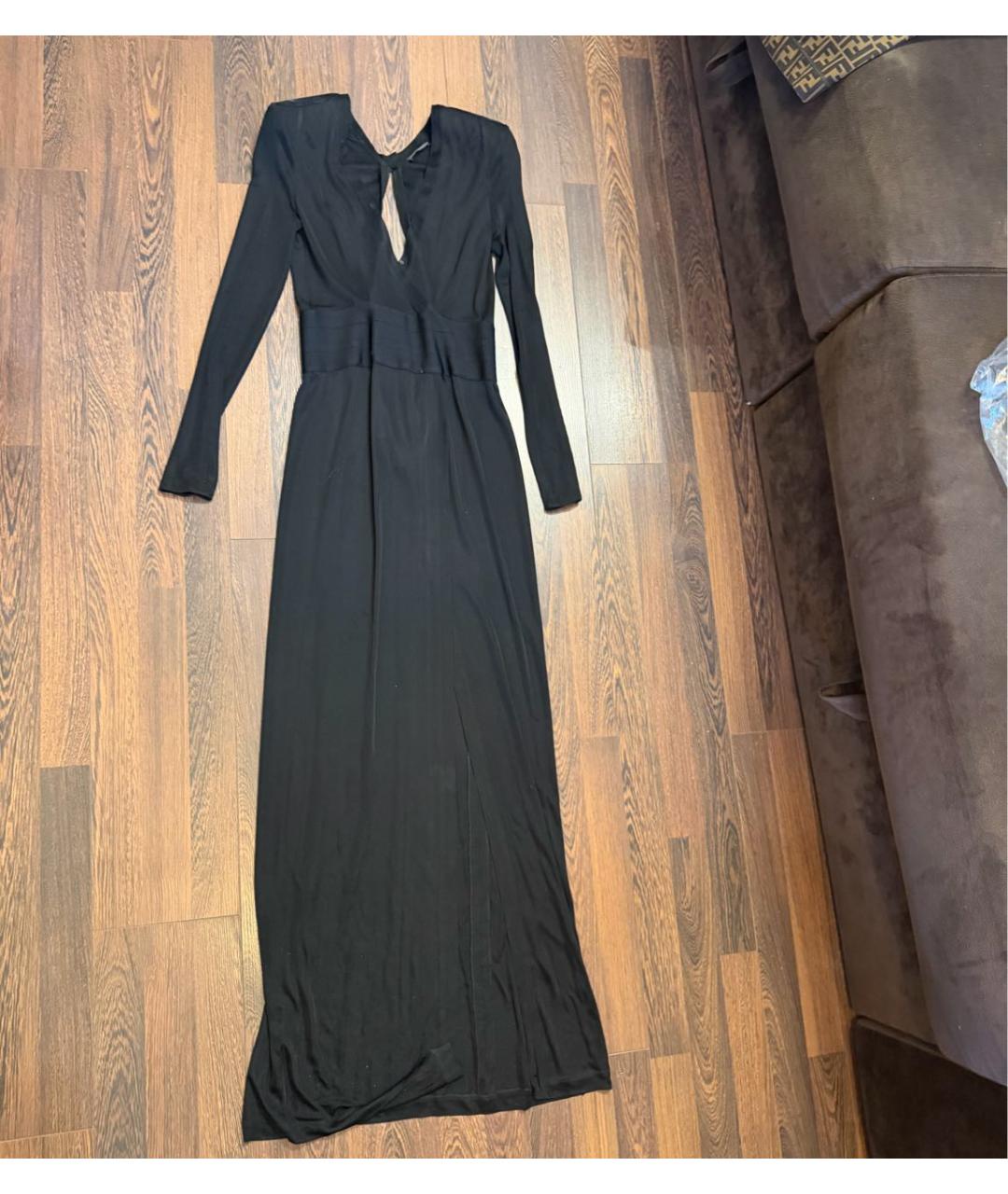 BALMAIN Черное вечернее платье, фото 2