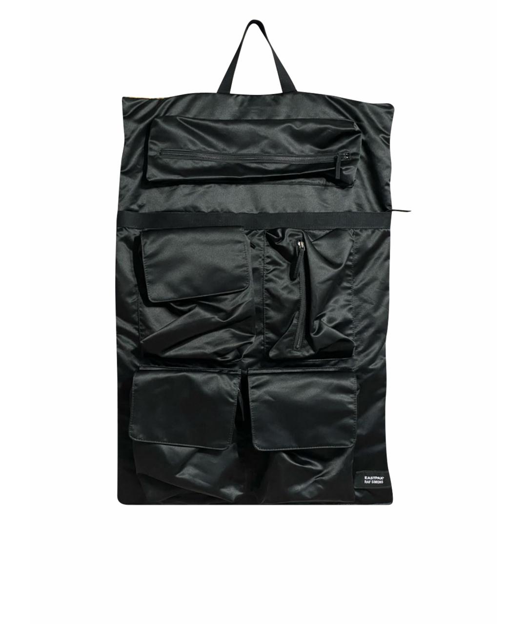 RAF SIMONS Черный тканевый рюкзак, фото 1