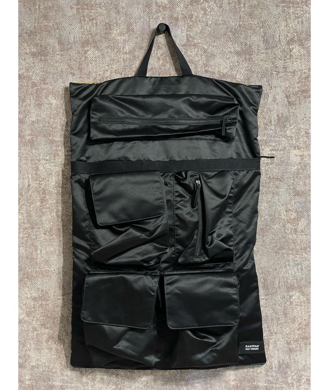 RAF SIMONS Черный тканевый рюкзак, фото 6