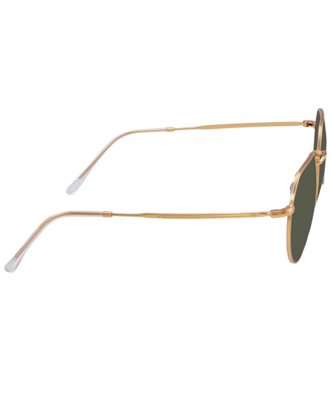 RAY BAN Хаки металлические солнцезащитные очки, фото 3