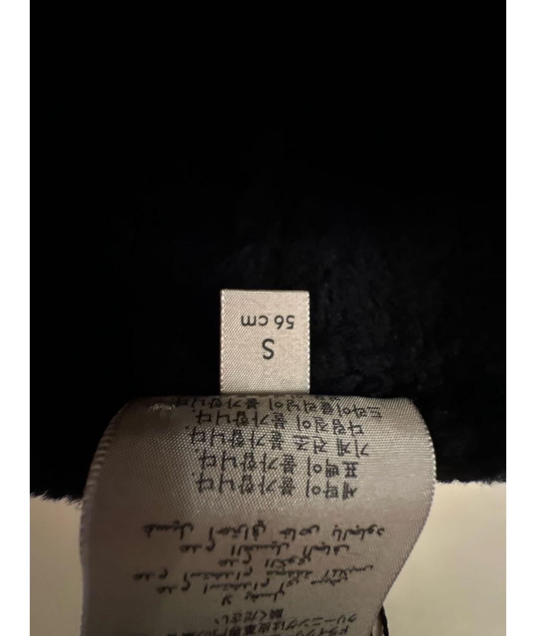 GUCCI Черная кожаная шапка, фото 4