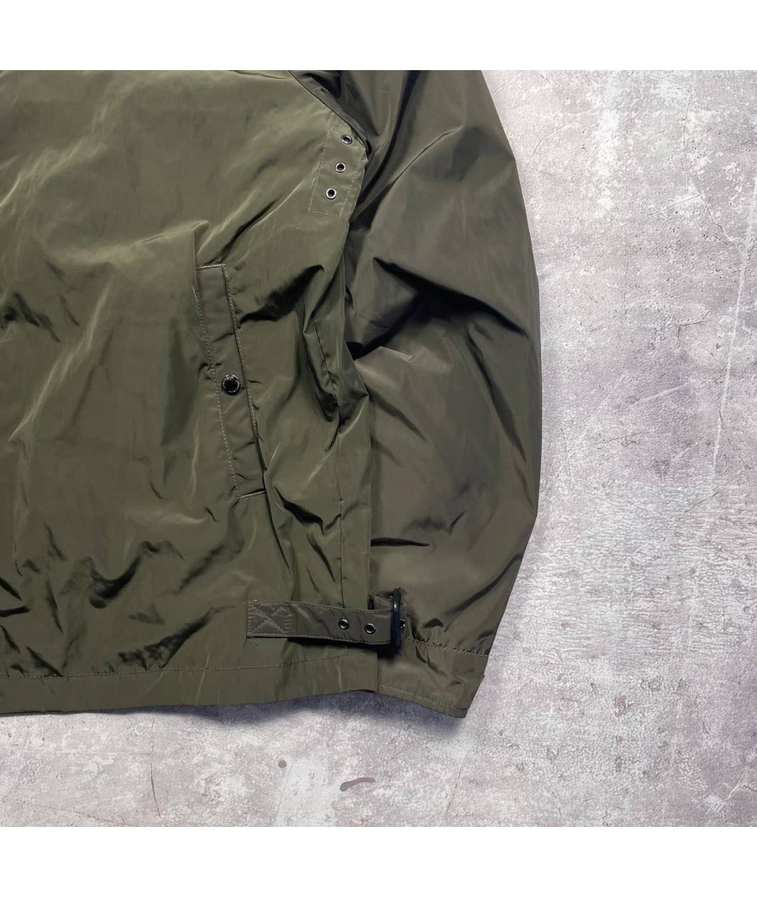 BURBERRY Хаки полиамидовая куртка, фото 5