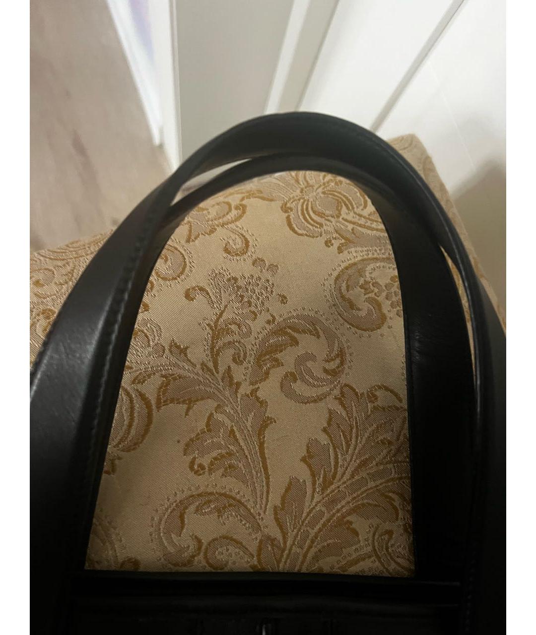 TOD'S Черная кожаная сумка тоут, фото 6