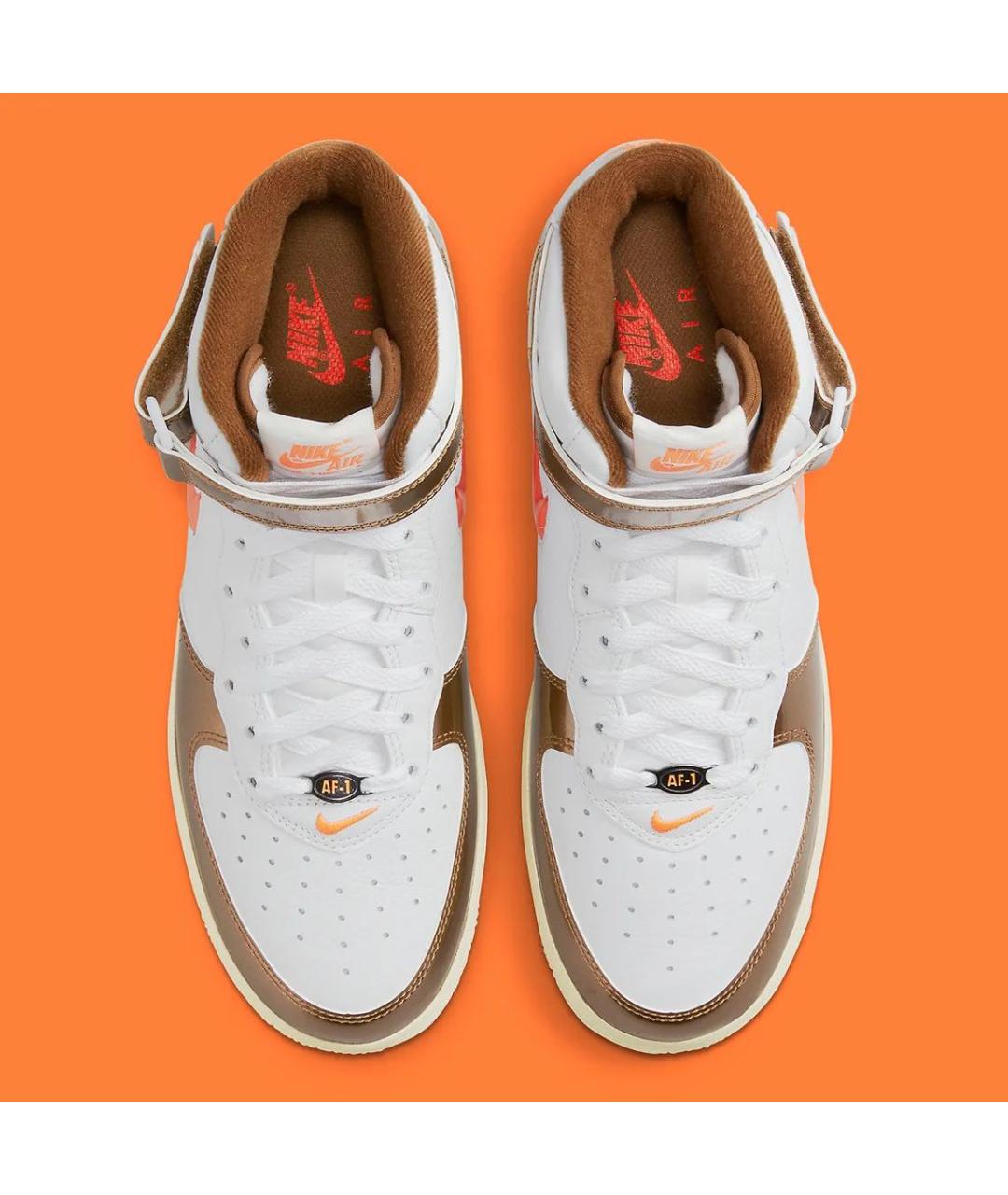 NIKE Белые кожаные кеды, фото 4