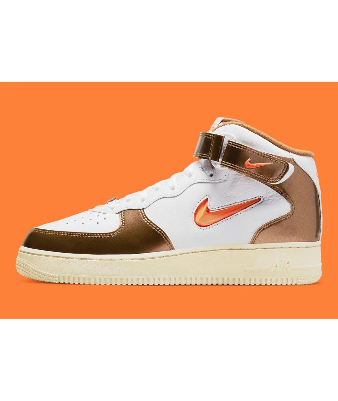 NIKE Белые кожаные кеды, фото 9