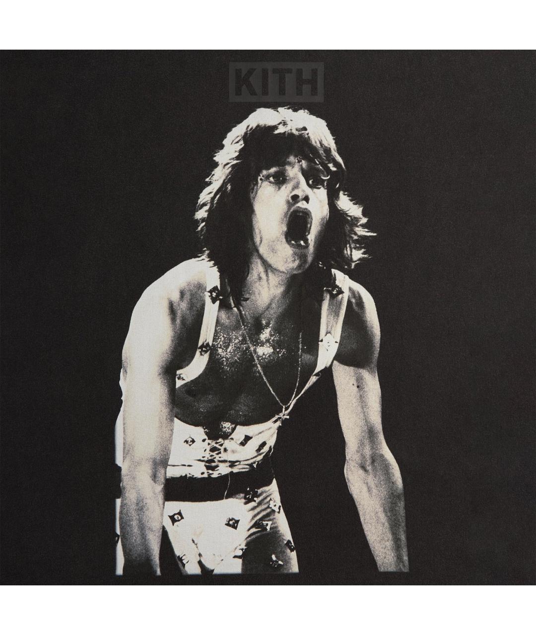 KITH Черная хлопковая футболка, фото 5