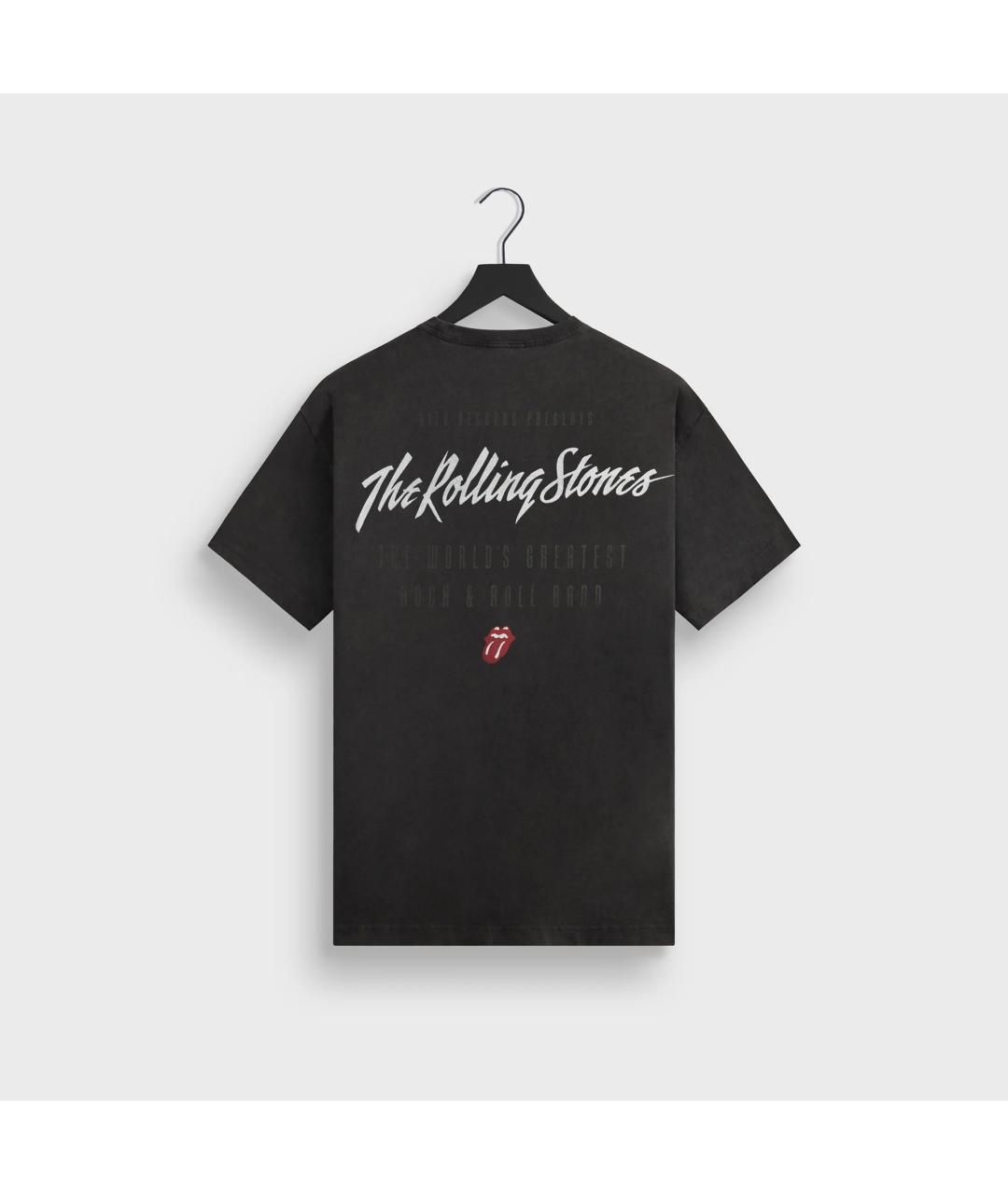 KITH Черная хлопковая футболка, фото 2