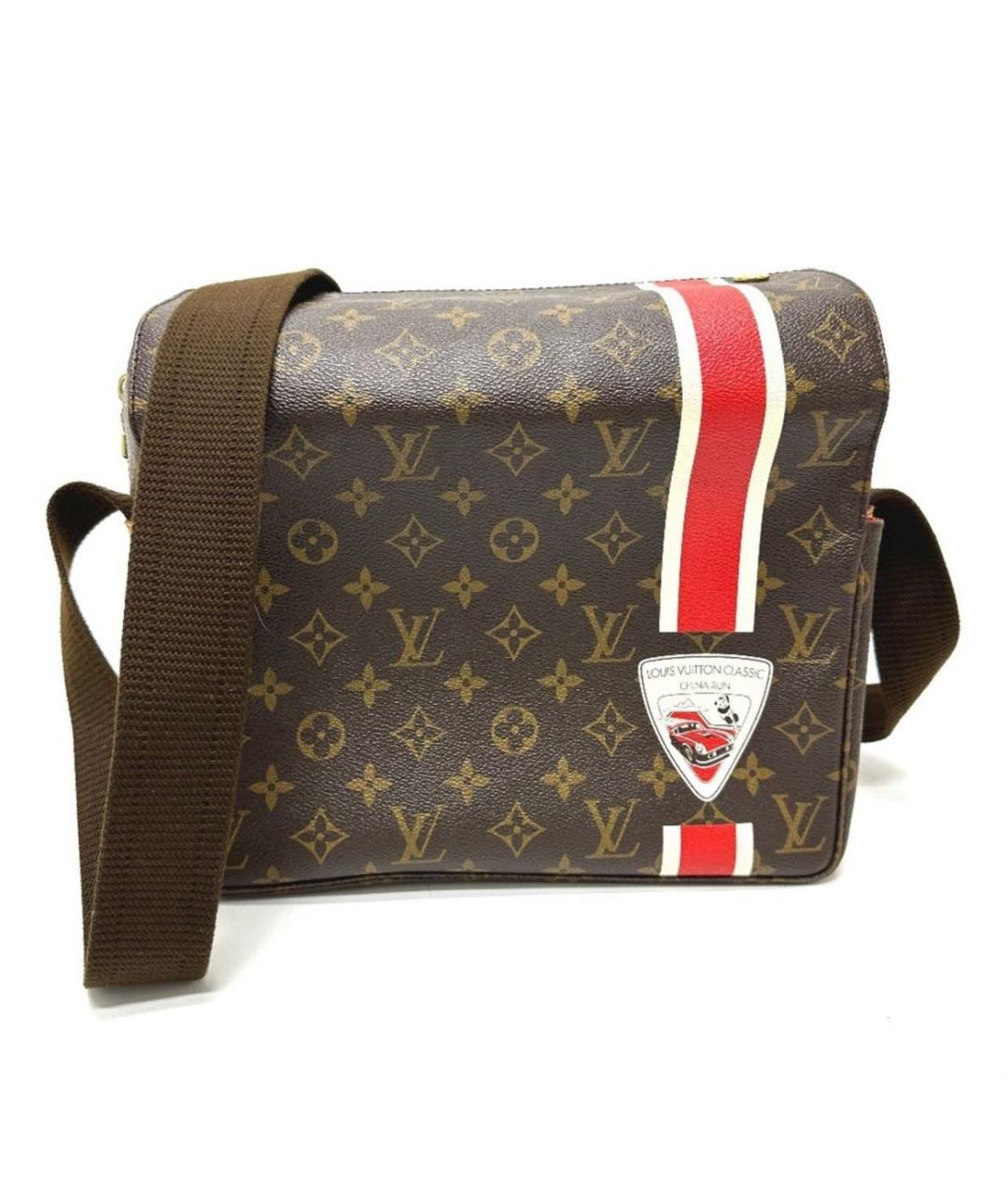 LOUIS VUITTON Коричневая сумка на плечо, фото 1