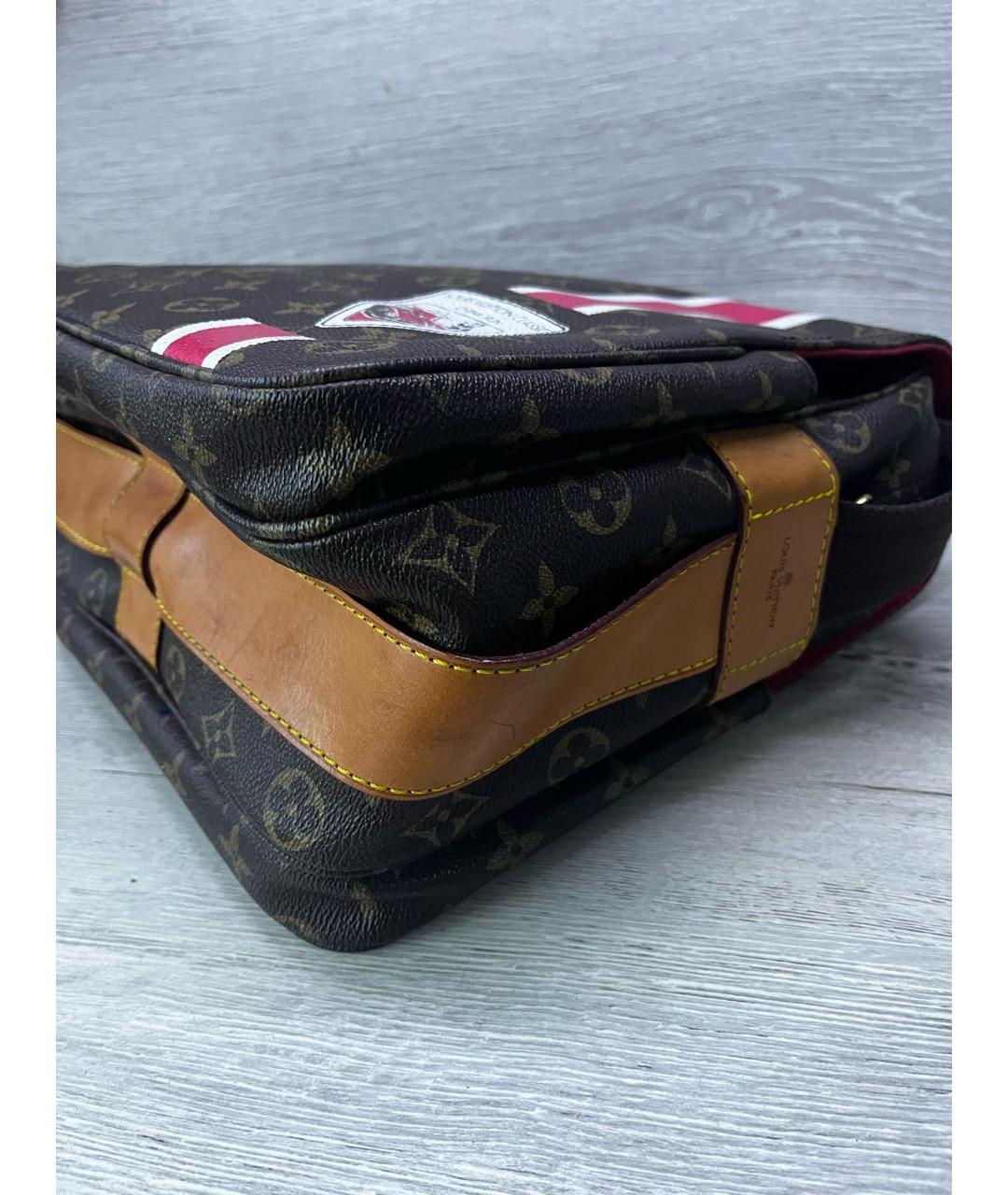 LOUIS VUITTON Коричневая сумка на плечо, фото 5