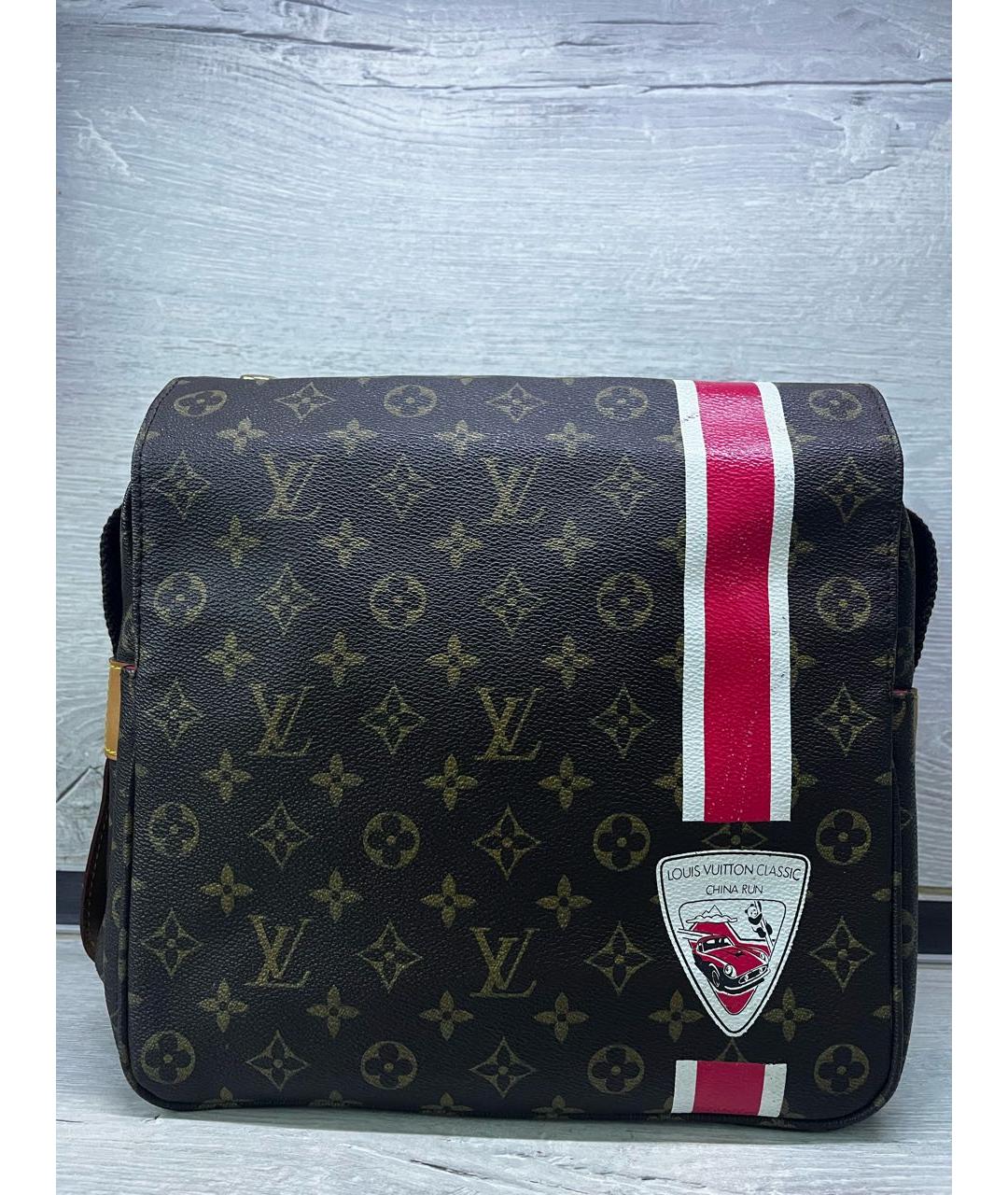 LOUIS VUITTON Коричневая сумка на плечо, фото 2