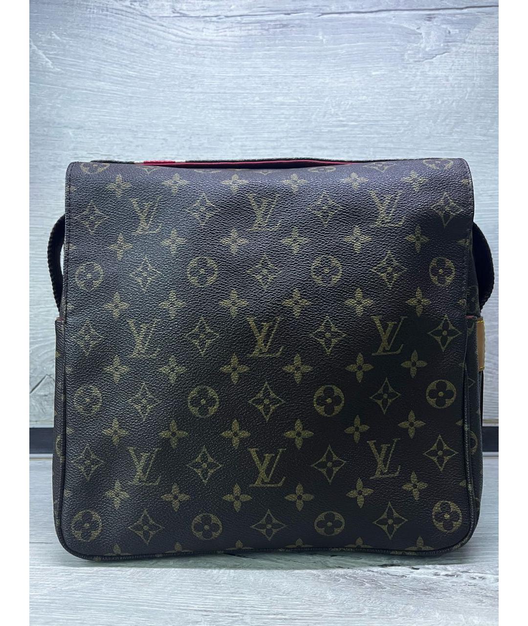LOUIS VUITTON Коричневая сумка на плечо, фото 3