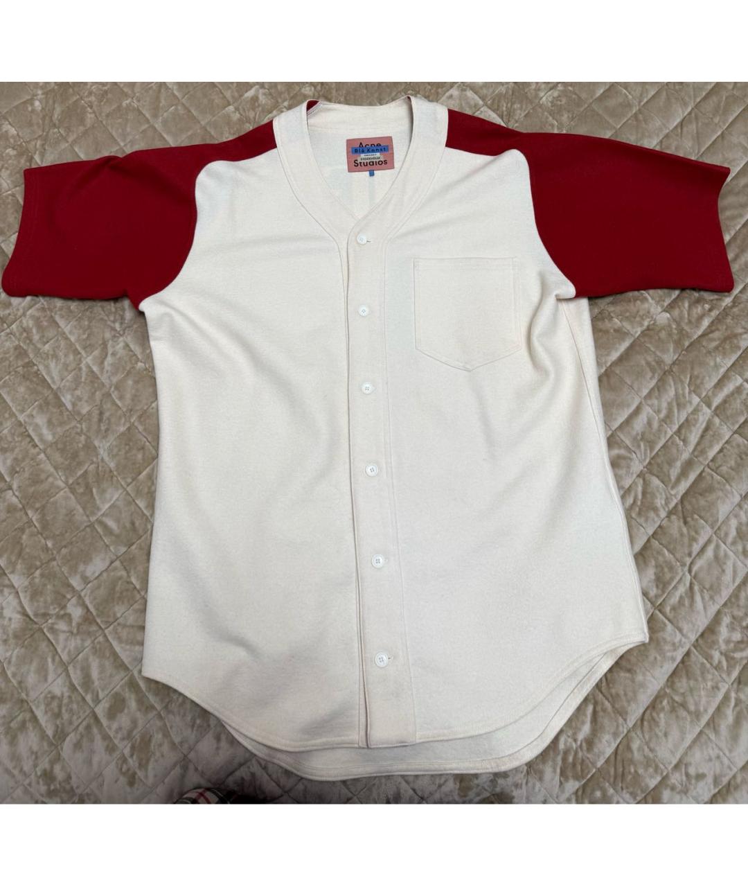 ACNE STUDIOS Бежевый шерстяной кардиган, фото 5