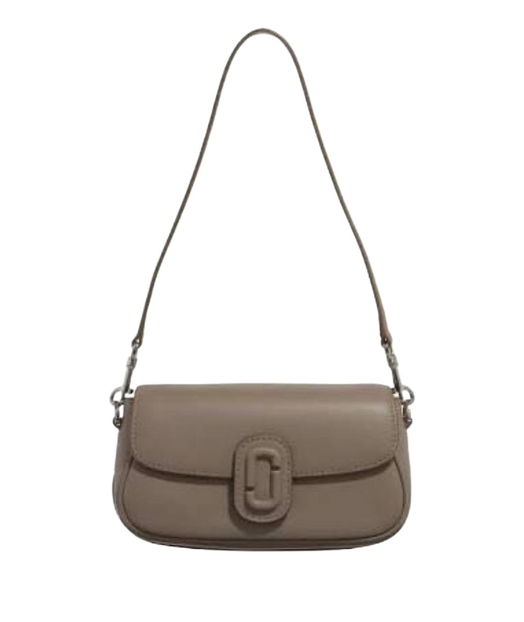 MARC JACOBS Серая кожаная сумка через плечо, фото 1