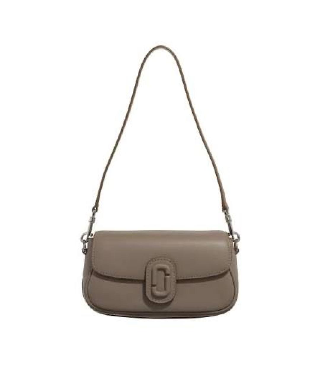 MARC JACOBS Серая кожаная сумка через плечо, фото 8