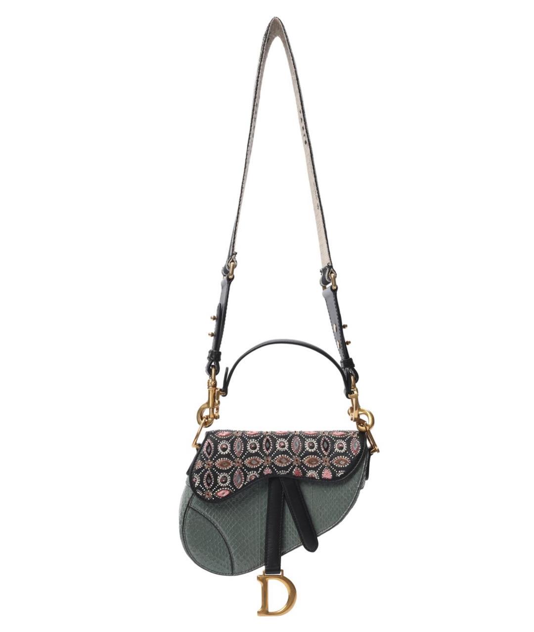 CHRISTIAN DIOR Мульти кожаная сумка с короткими ручками, фото 6