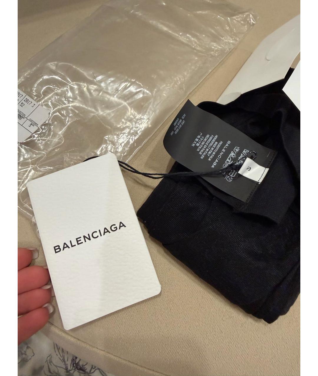 BALENCIAGA Черные носки, чулки и колготы, фото 3