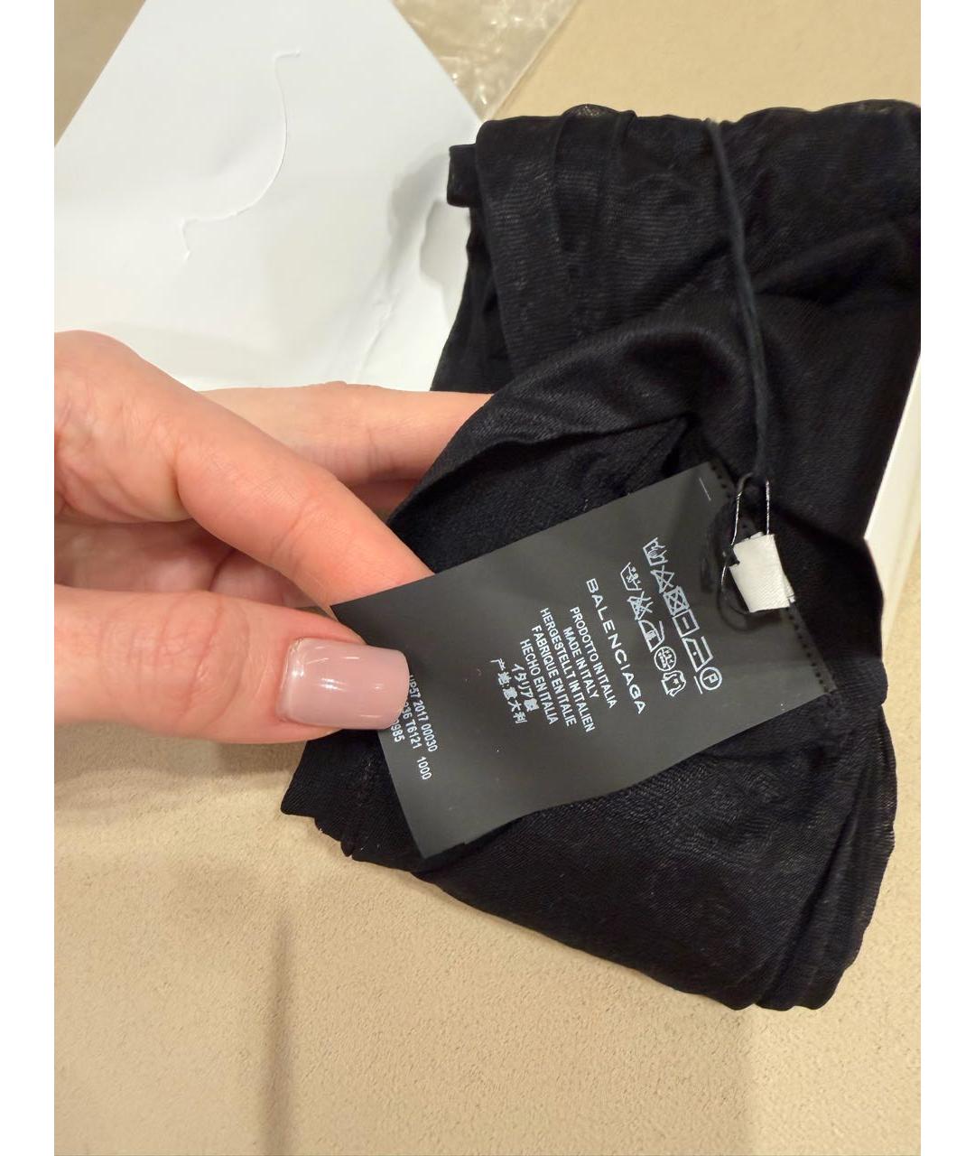 BALENCIAGA Черные носки, чулки и колготы, фото 4