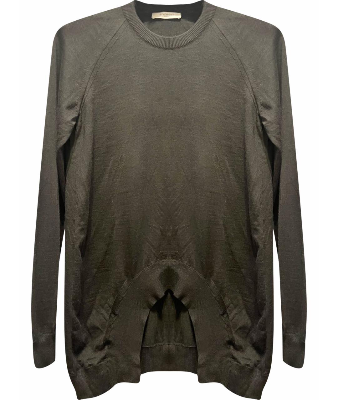 GIVENCHY Черный шерстяной джемпер / свитер, фото 1