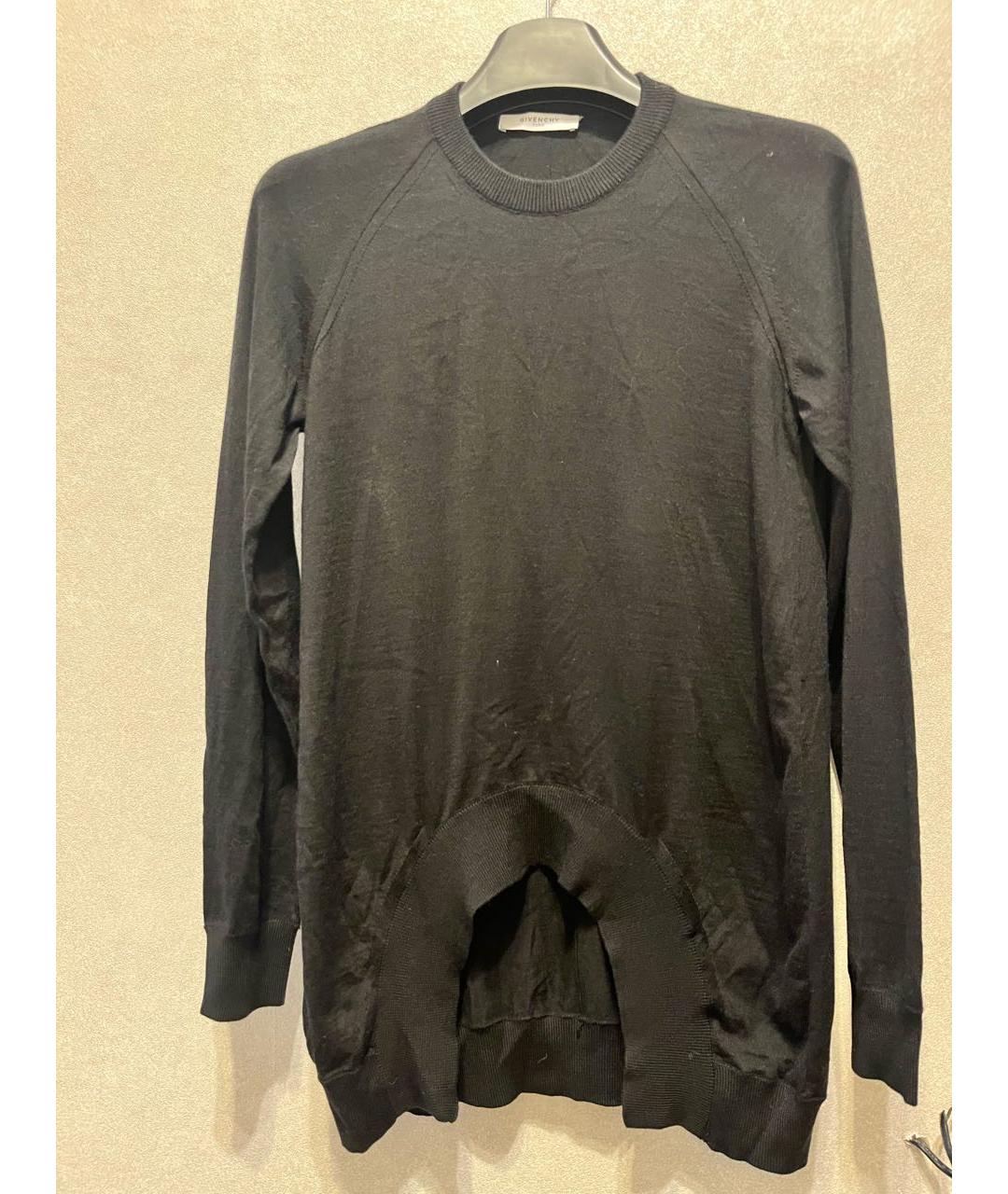 GIVENCHY Черный шерстяной джемпер / свитер, фото 5