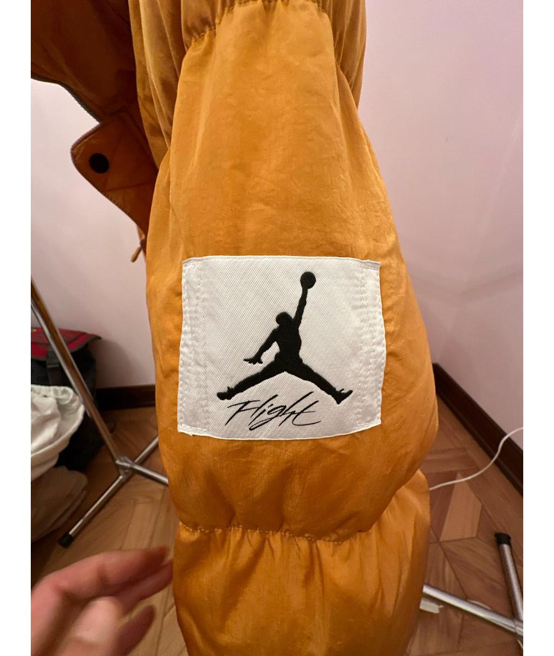 JORDAN Горчичный пуховик, фото 4