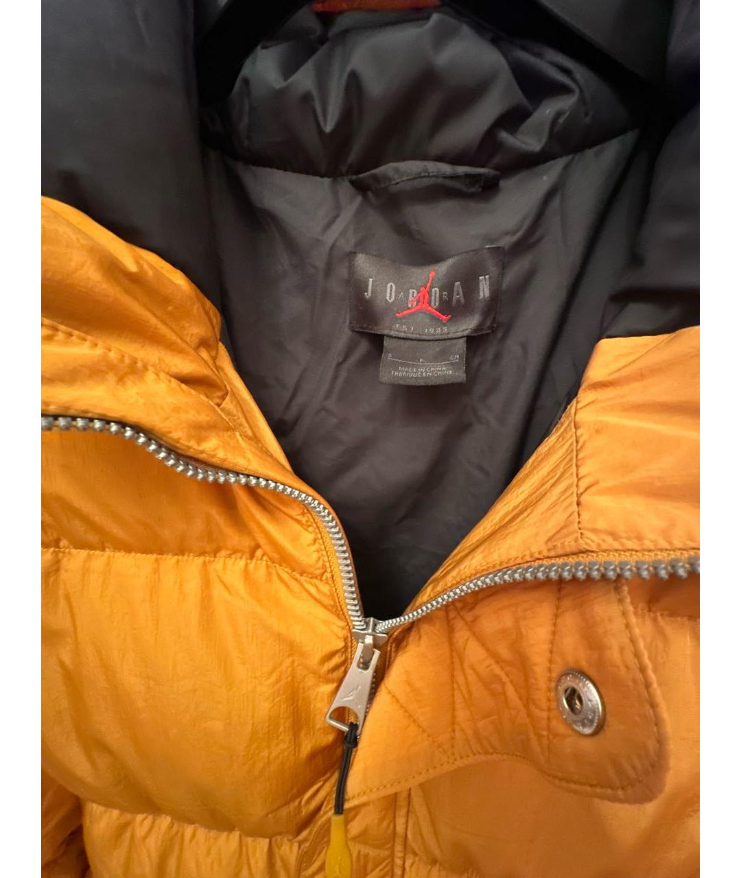 JORDAN Горчичный пуховик, фото 3