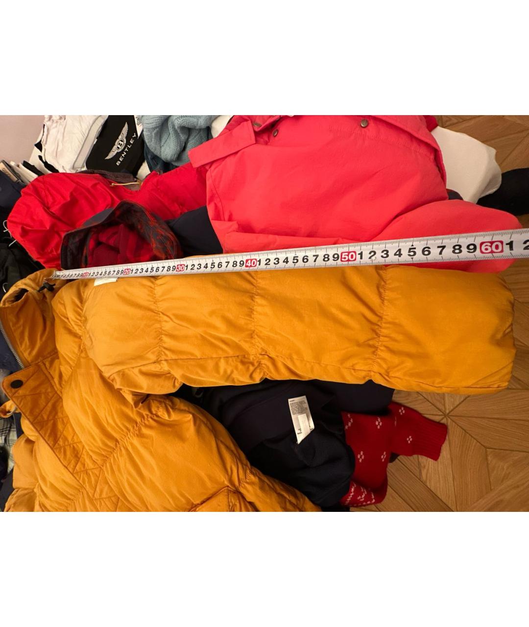 JORDAN Горчичный пуховик, фото 7