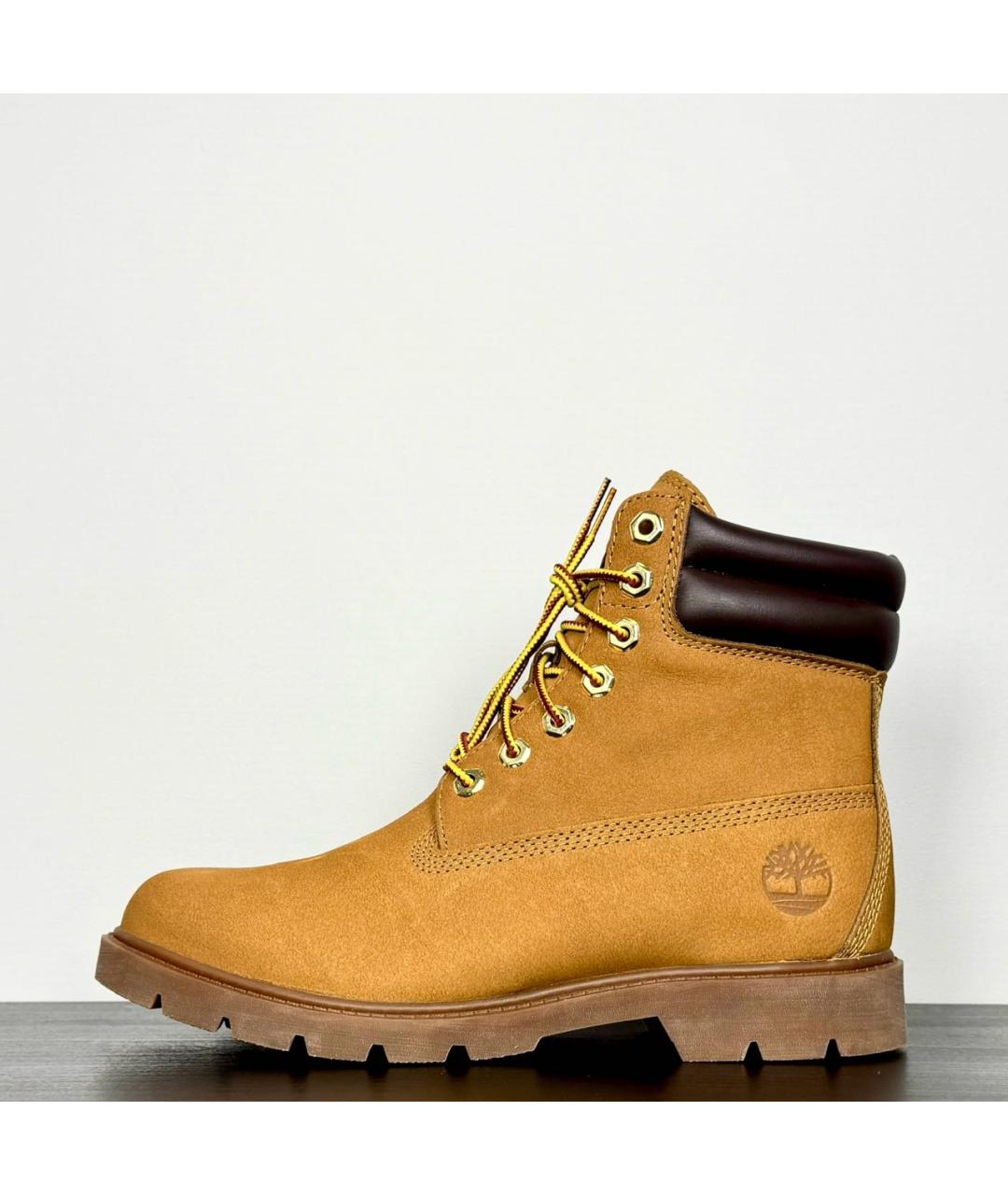 TIMBERLAND Горчичные нубуковые высокие ботинки, фото 9