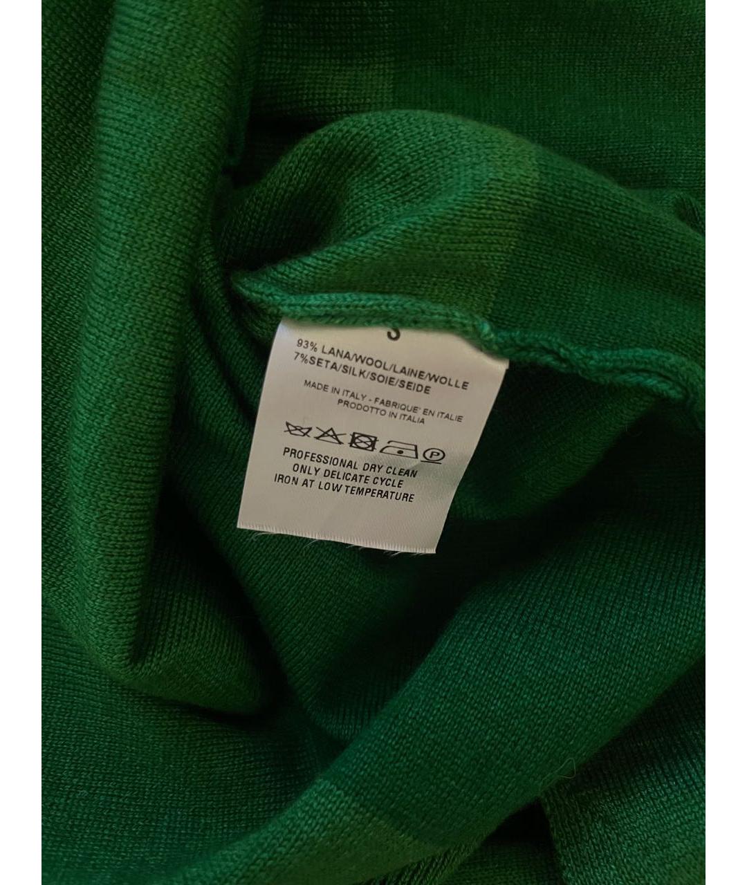 SONIA RYKIEL Зеленая шерстяная юбка макси, фото 6