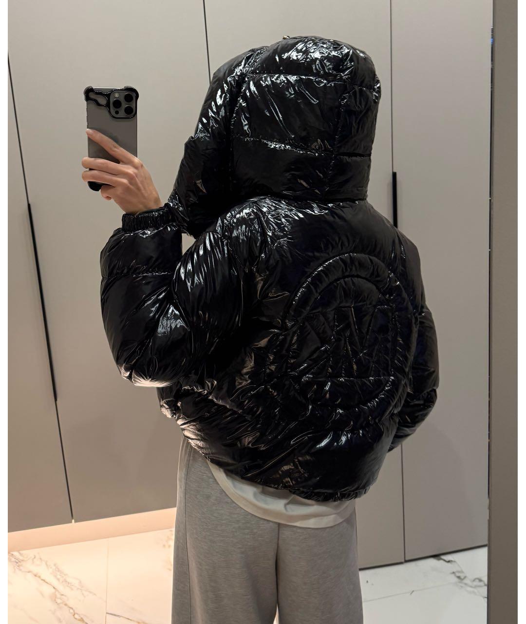 MICHAEL KORS Черный полиэстеровый пуховик, фото 6