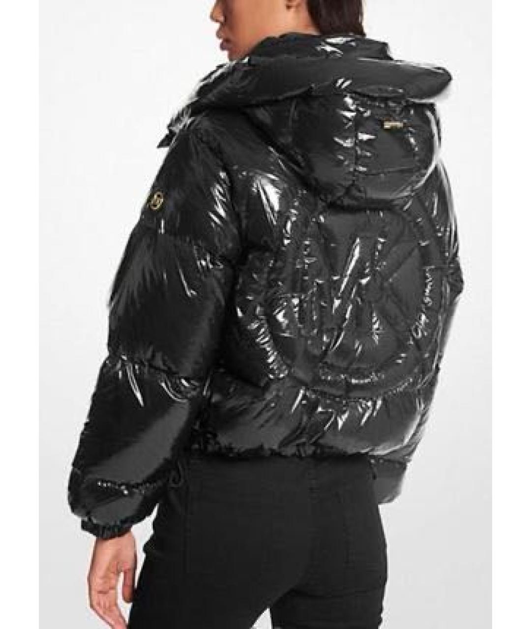 MICHAEL KORS Черный полиэстеровый пуховик, фото 2