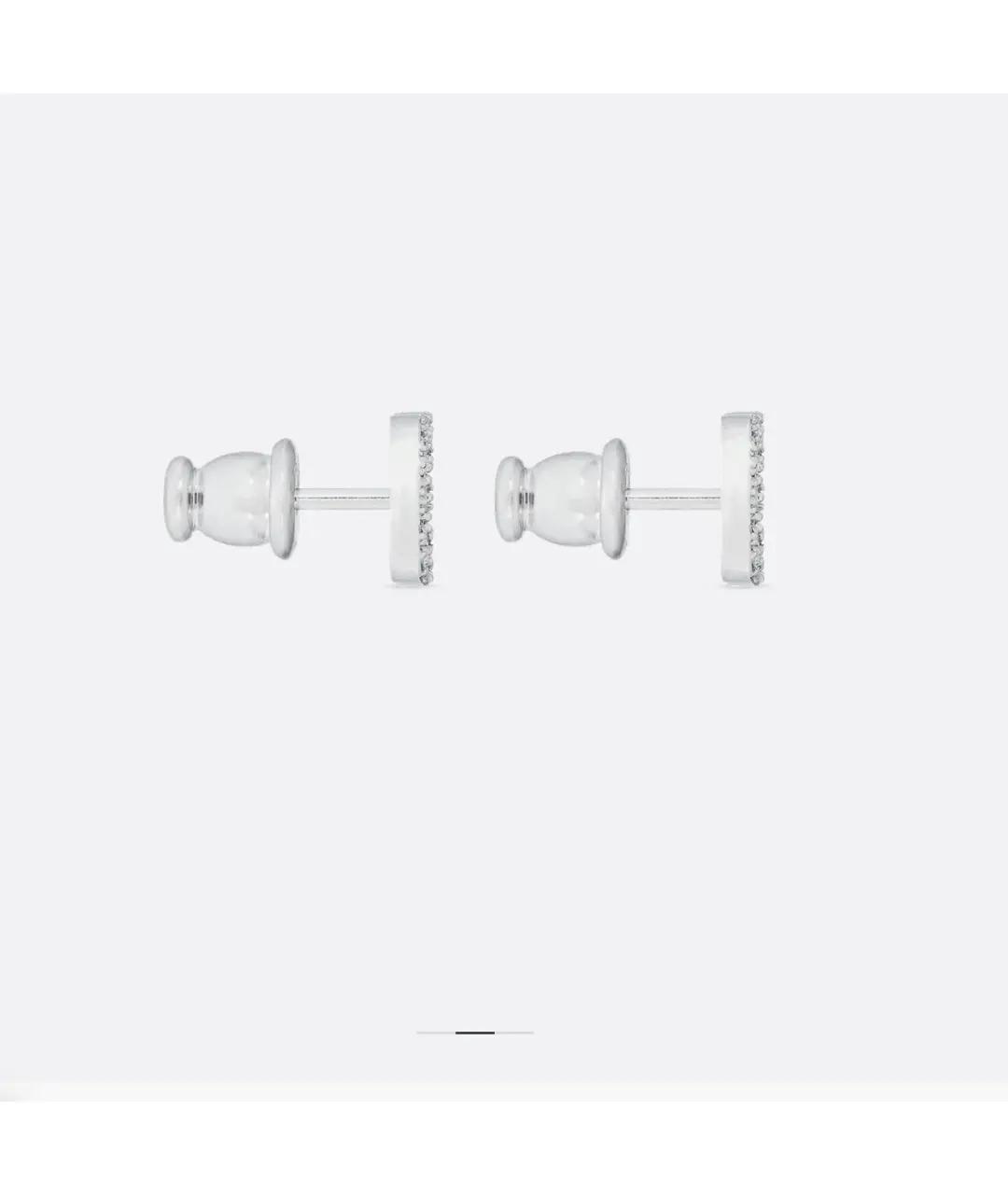 CHRISTIAN DIOR Серебряные латунные серьги, фото 2