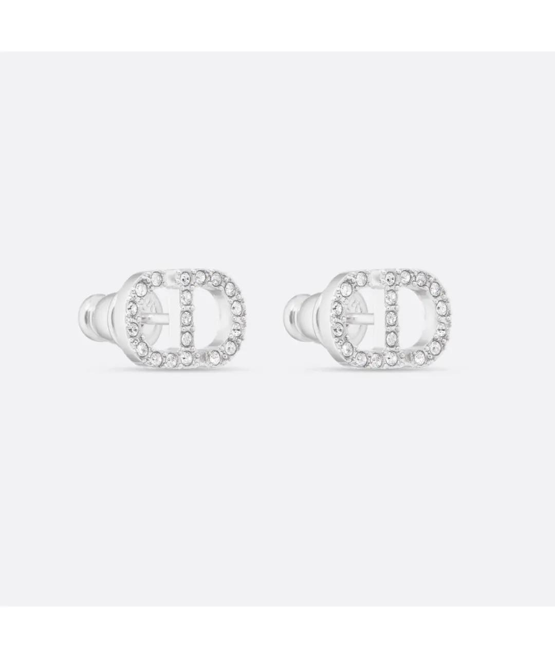 CHRISTIAN DIOR Серебряные латунные серьги, фото 3