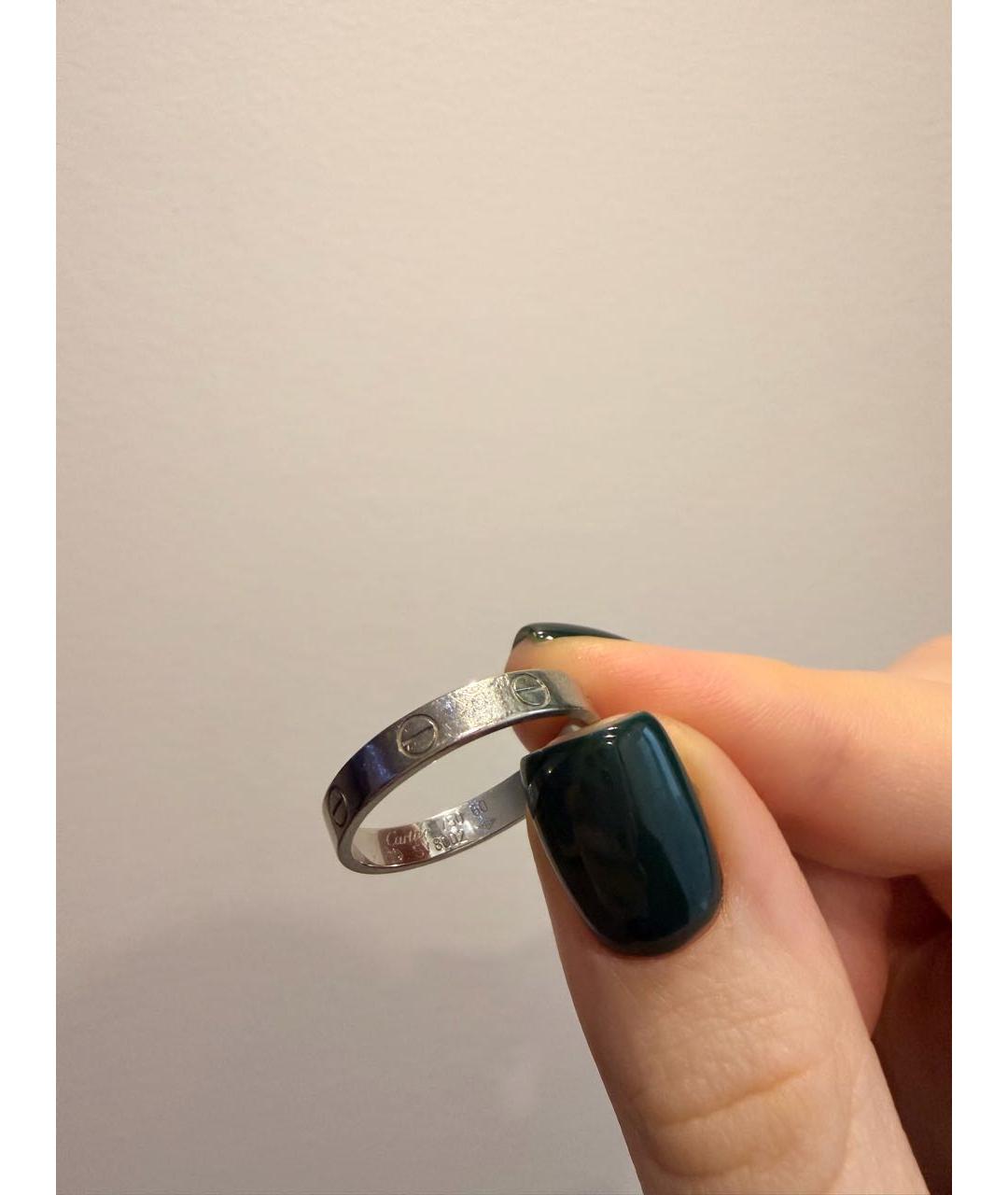 CARTIER Белое кольцо из белого золота, фото 2