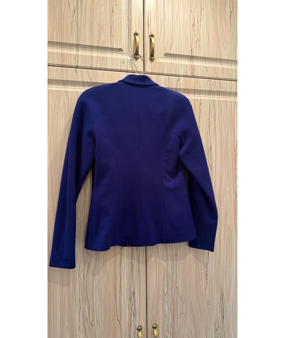 PAUL SMITH Фиолетовый шерстяной костюм с брюками, фото 6