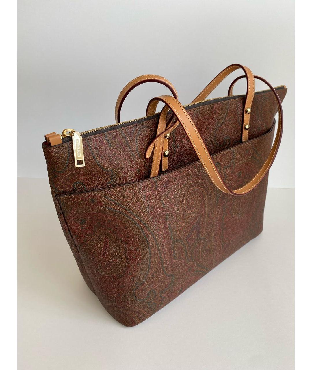 ETRO Мульти кожаная сумка с короткими ручками, фото 8