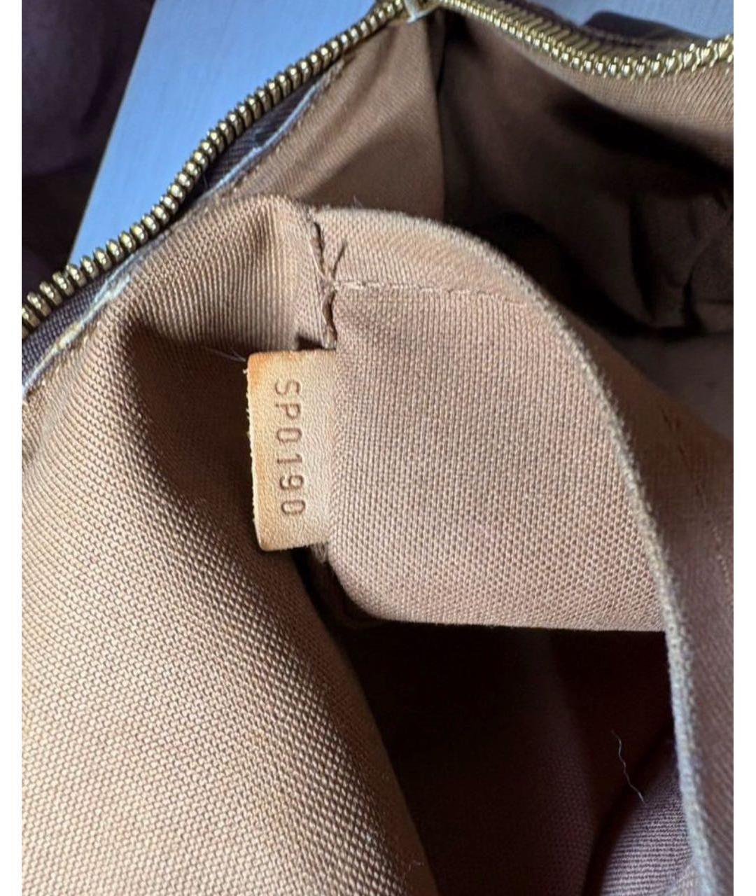 LOUIS VUITTON Коричневая сумка с короткими ручками, фото 6