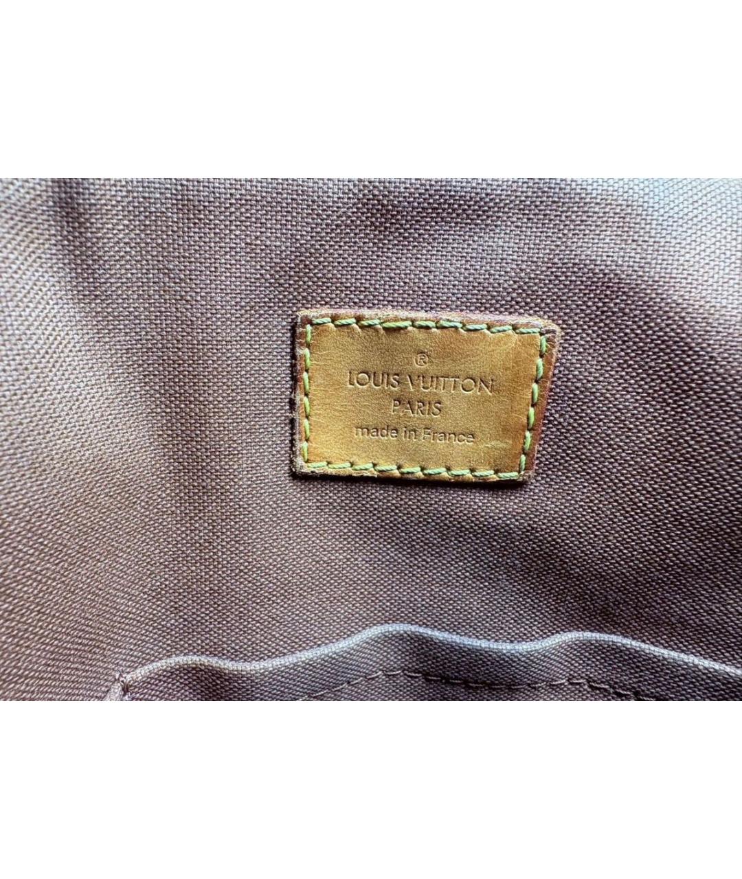 LOUIS VUITTON Коричневая сумка с короткими ручками, фото 5