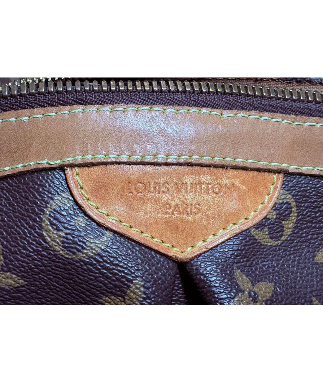 LOUIS VUITTON Коричневая сумка с короткими ручками, фото 4