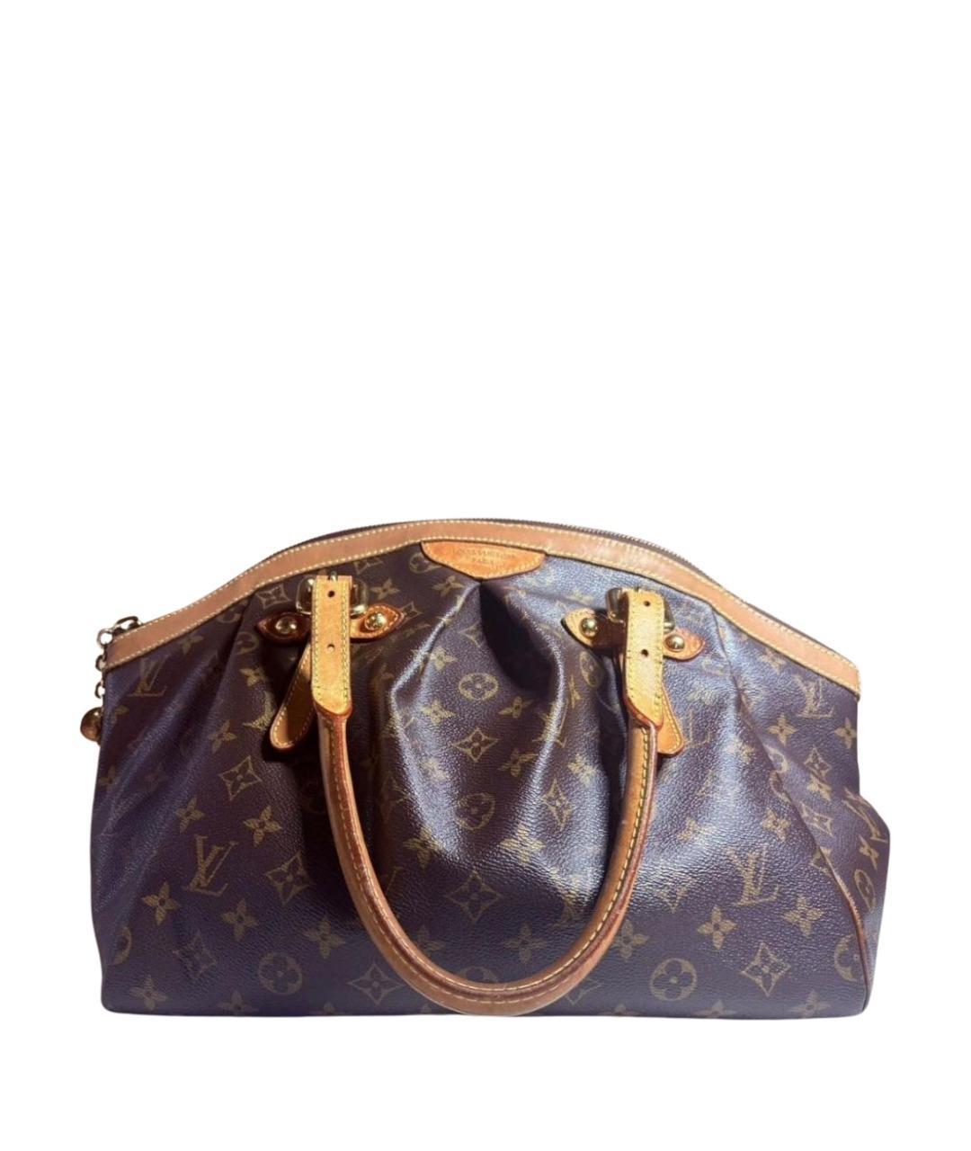 LOUIS VUITTON Коричневая сумка с короткими ручками, фото 1