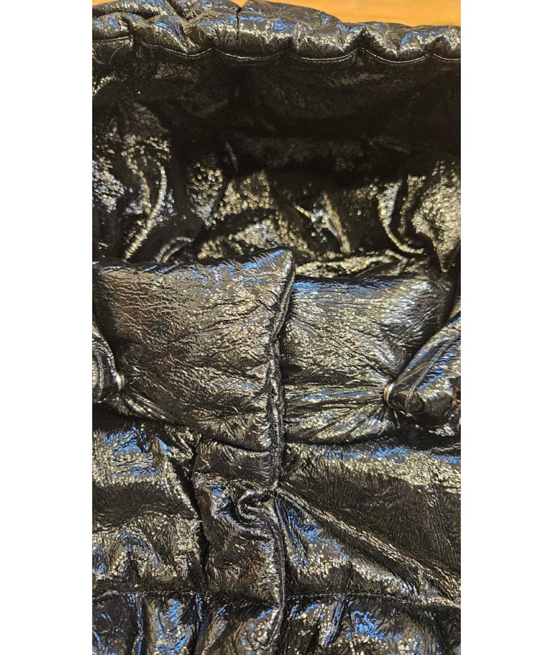 MSGM Черная полиэстеровая куртка, фото 4