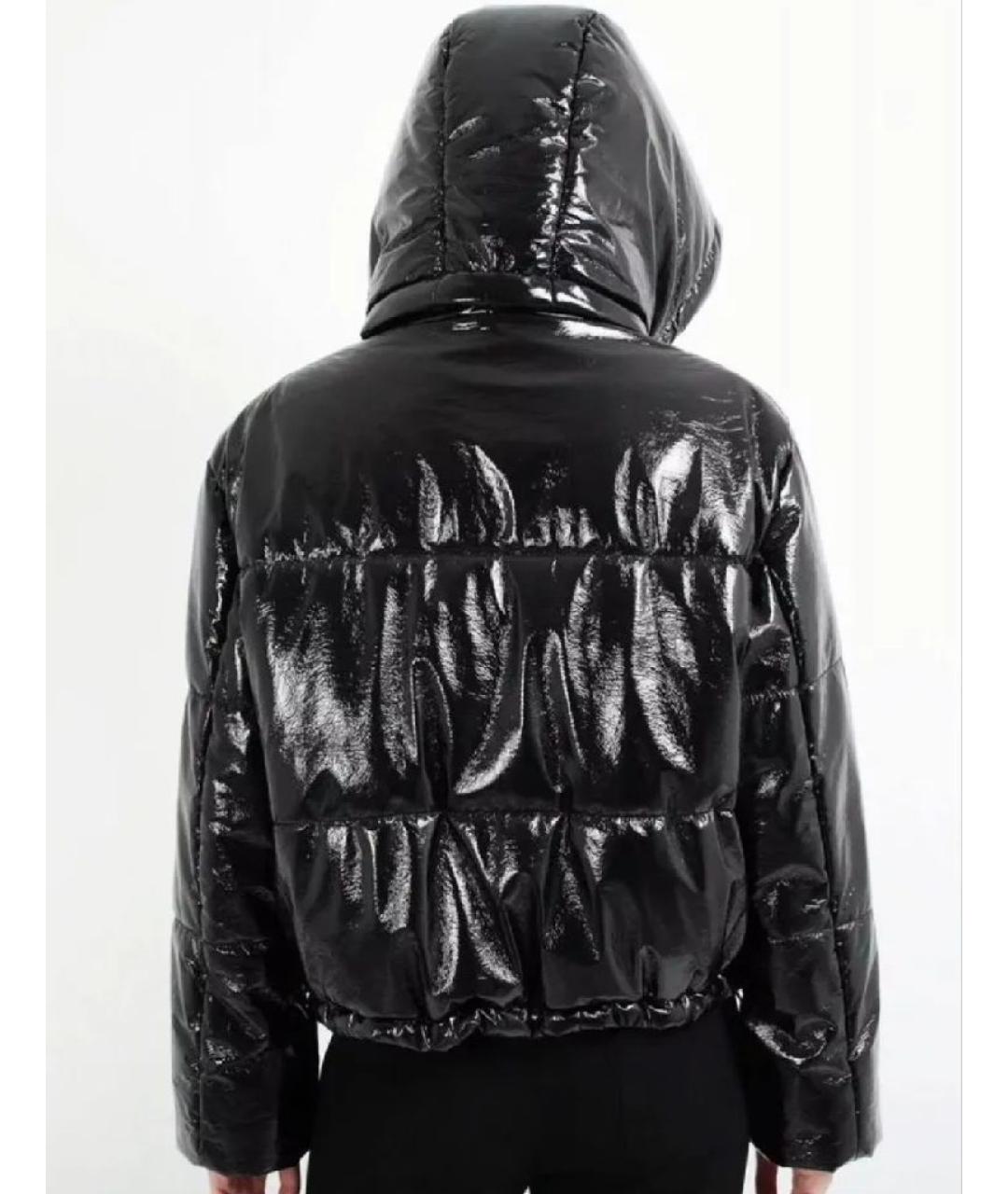 MSGM Черная полиэстеровая куртка, фото 2