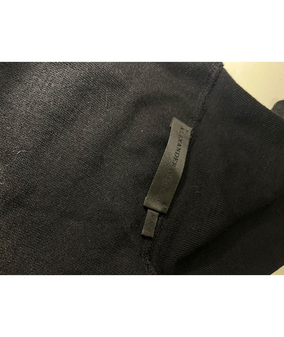 ALEXANDER MCQUEEN Черная шерстяная водолазка, фото 3