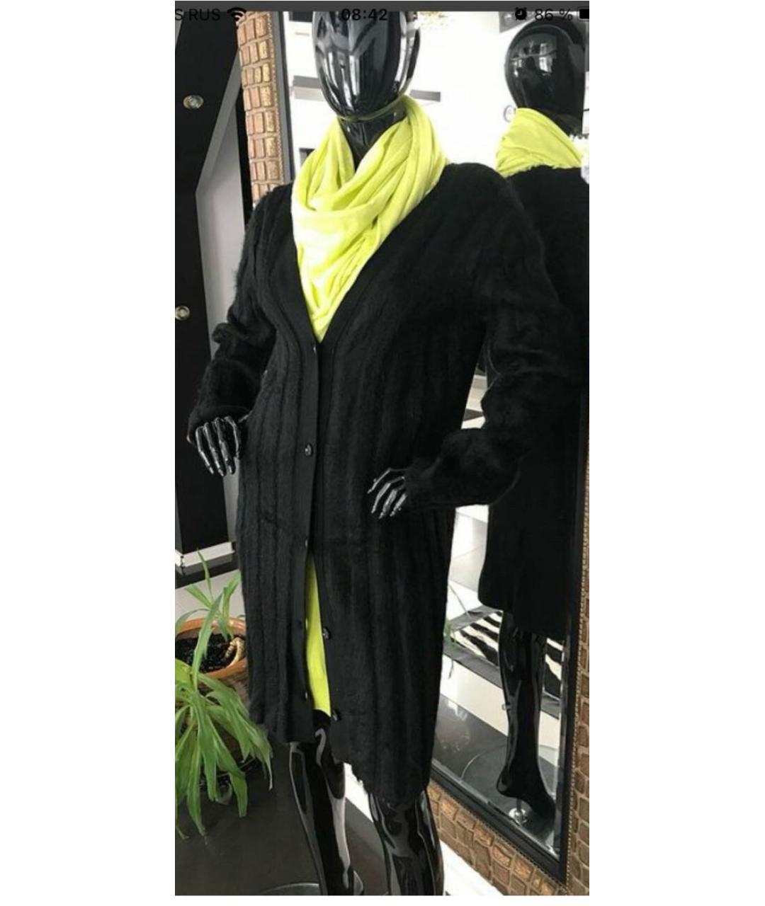 STELLA MCCARTNEY Черный шерстяной кардиган, фото 7