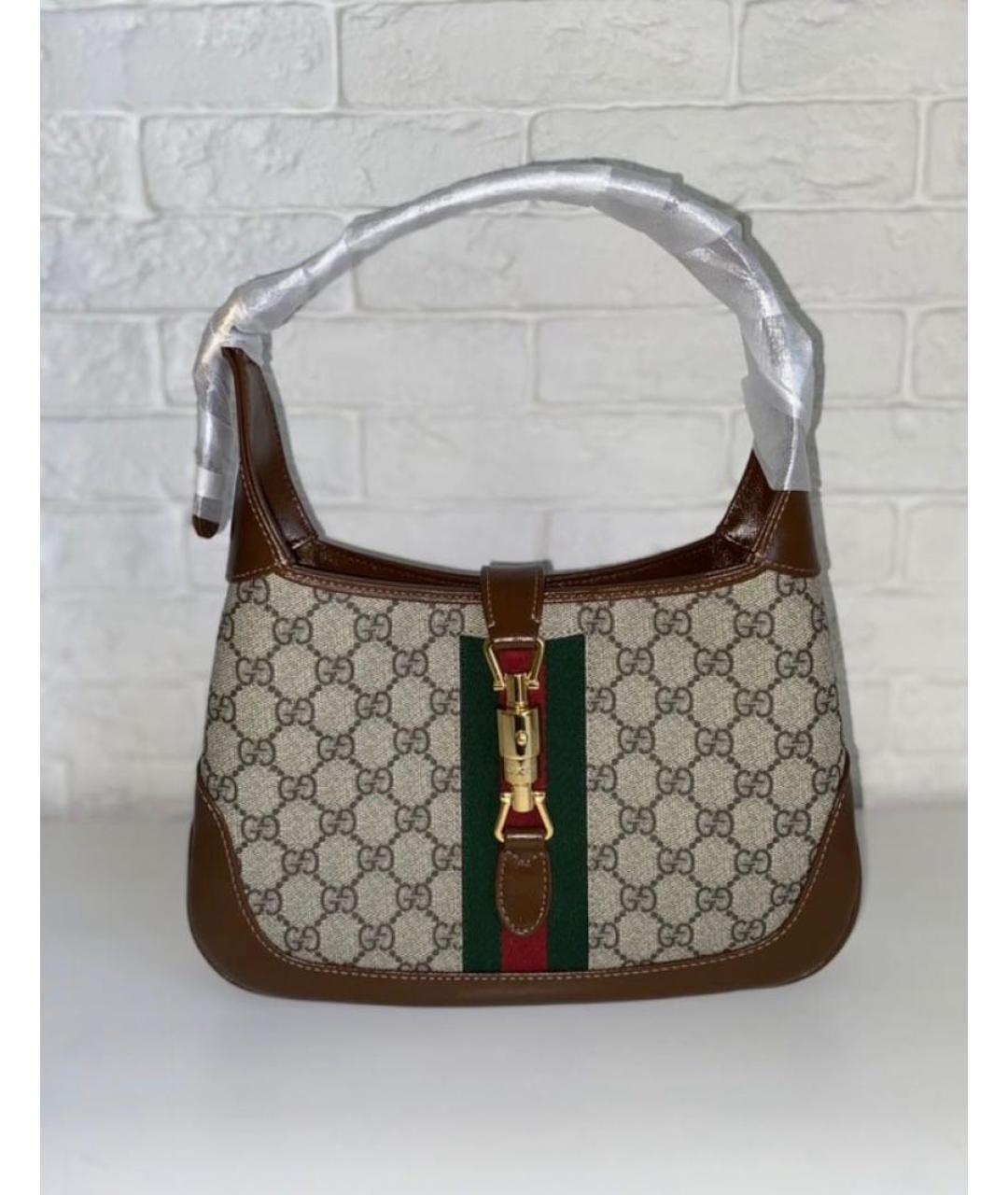 GUCCI Коричневая сумка с короткими ручками, фото 2