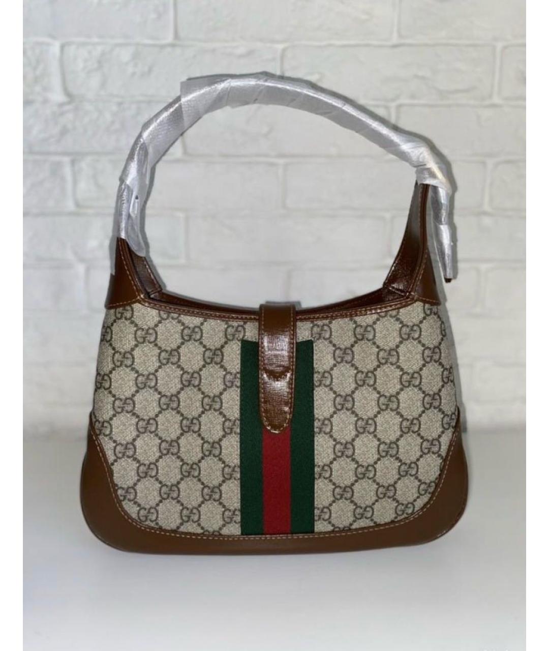 GUCCI Коричневая сумка с короткими ручками, фото 3