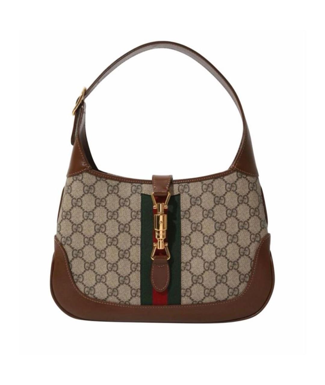 GUCCI Коричневая сумка с короткими ручками, фото 1