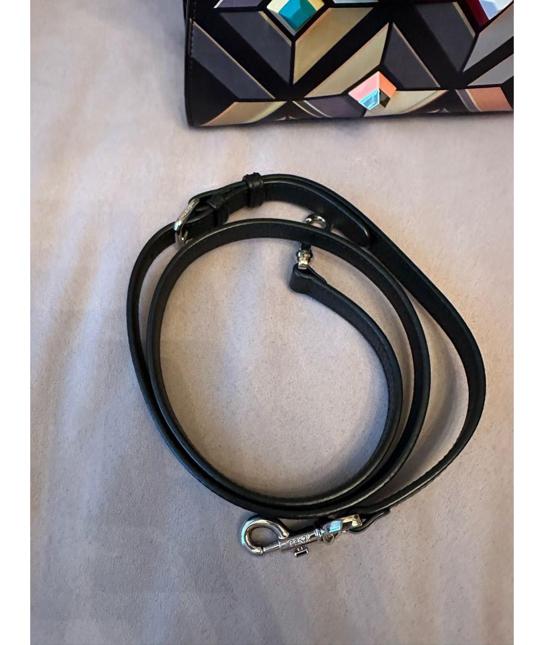 FENDI Мульти кожаная сумка с короткими ручками, фото 5