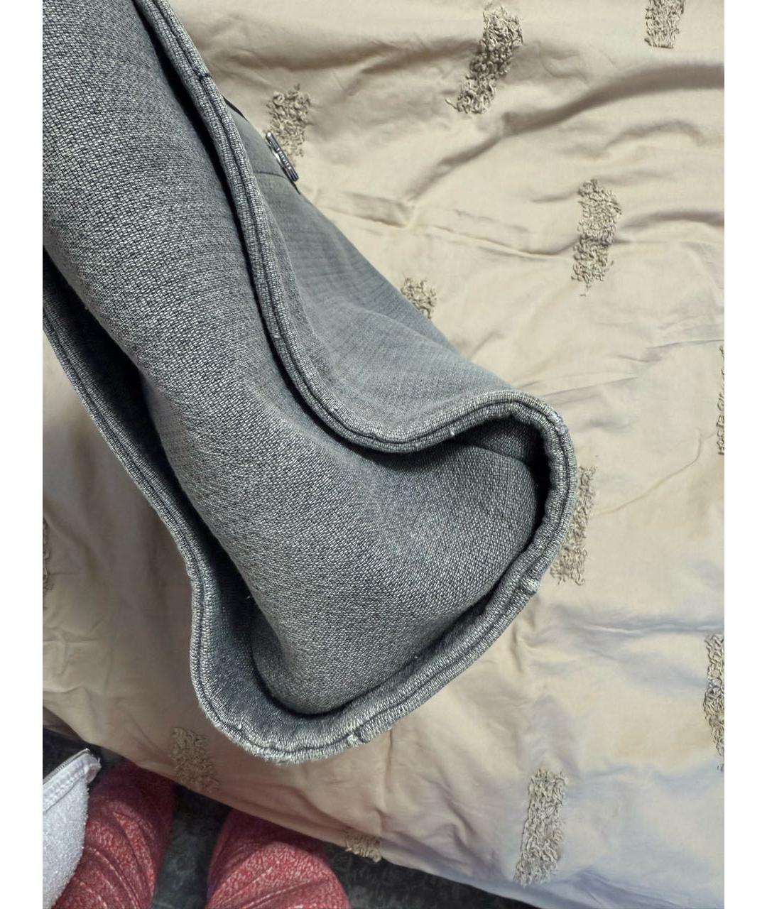 CHANEL Серая деним сумка тоут, фото 3