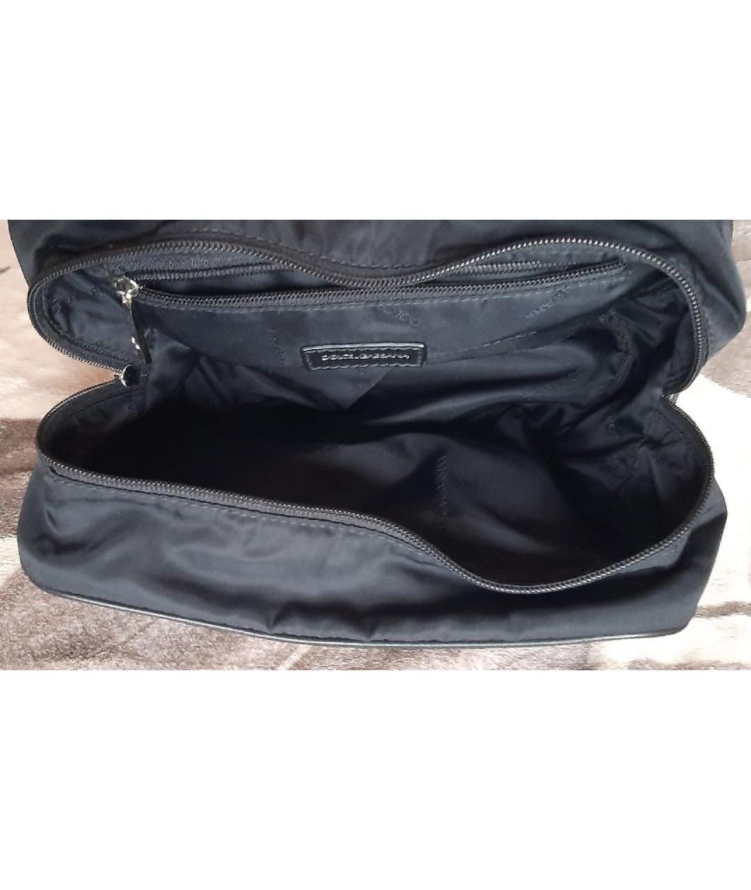 DOLCE&GABBANA Черная синтетическая косметичка, фото 5