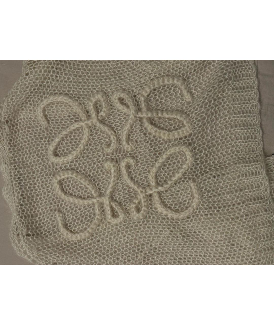 LOEWE Белый шерстяной кардиган, фото 3